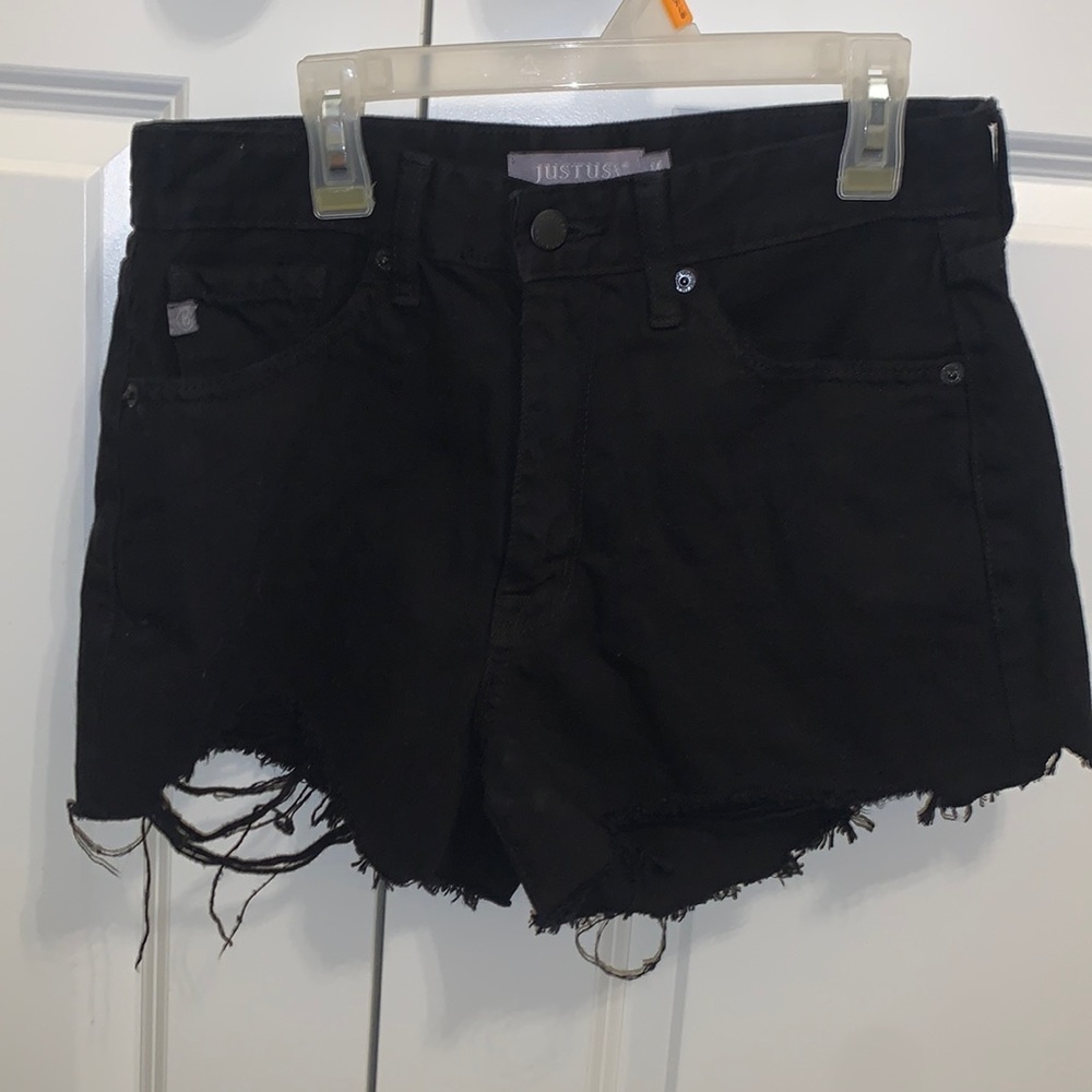 Black boutique Jean shorts